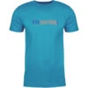 Kiteboarding.com Bumper Style T-Shirt - Turquoise Discounts Apply ! -KITEBOARDING Sales 2023 kb bumper turquiose