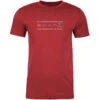 Wingboarding - I've Done The Math T-Shirt - Cardinal Red Discounts Apply ! -KITEBOARDING Sales 2023 wb maths cardinal