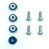 Crazyfly Hexa Binding Screws And Washers - Blue (set Of 4) Discounts Apply ! -KITEBOARDING Sales crazyfly hexa screws and washers blue 1