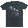 Foiler Elements- Kiteboarding T-Shirt - Charcoal Discounts Apply !