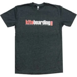 Kiteboarding.com - Kiteboarding T-Shirt - Charcoal - 25% Off Discounts Apply !