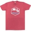Kiter Badge - Kiteboarding T-Shirt - Red - 25% Off Discounts Apply !